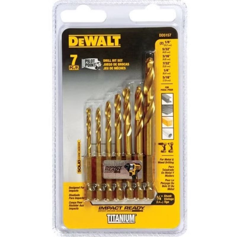 DeWalt Impact Drill Bit Set 7 Ct