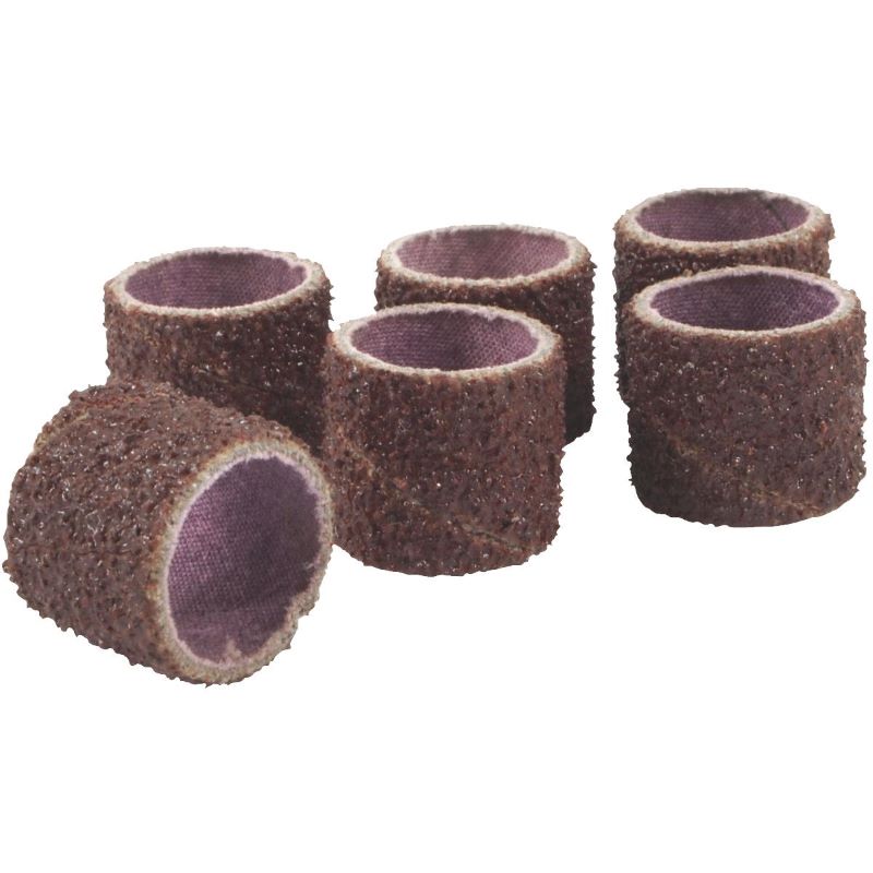 Forney Sanding Sleeves Coarse Grit 1/2" 6 Ct