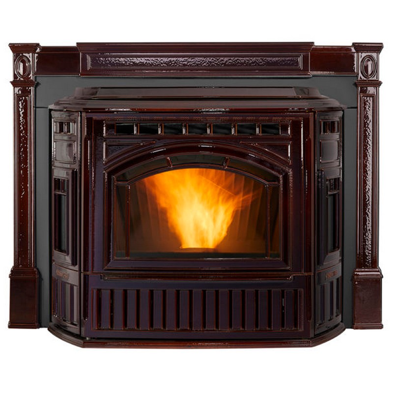 QuadraFire Trekker Pellet Insert Porcelain Nixa Hardware