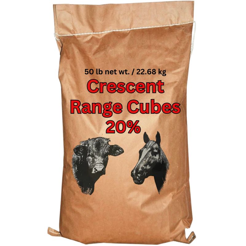 Crescent Range Cubes 20% 50 lb