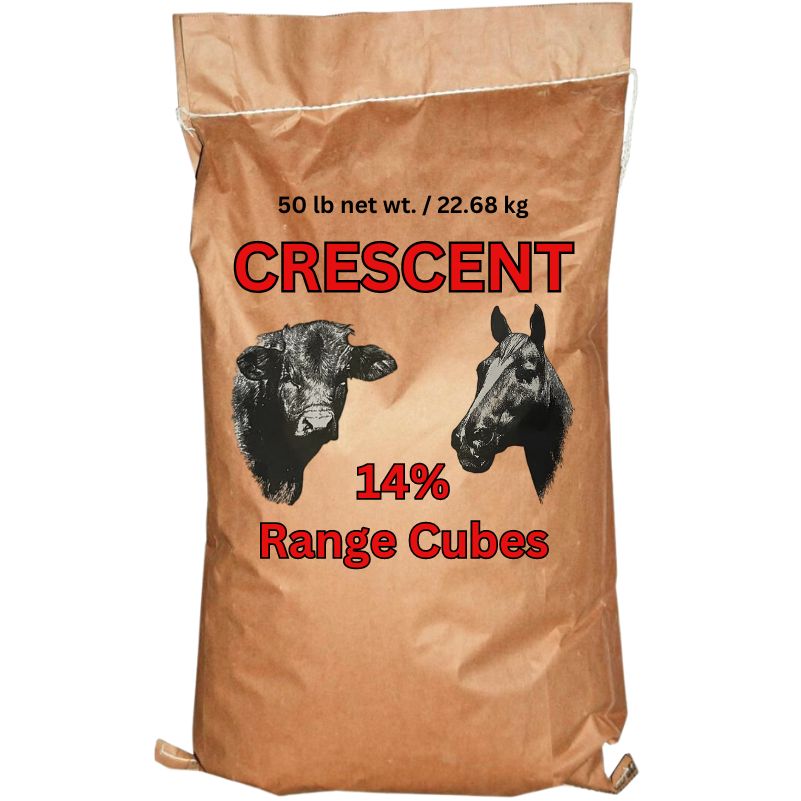 Crescent Range Cubes 14% 50 lb