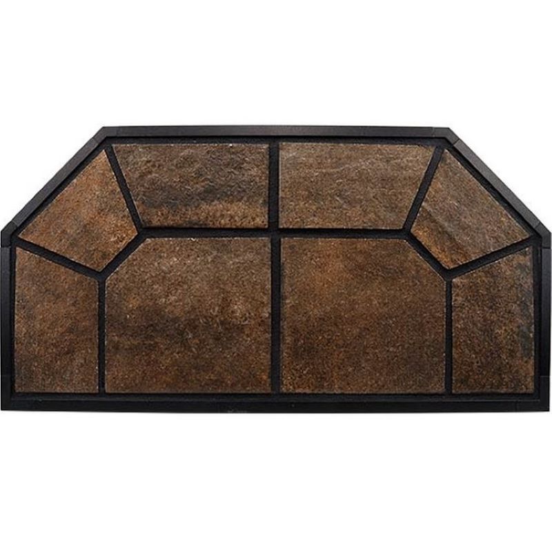 Wood Stove Tile Hearth Pad 54 x 54 in- Available in Corner or Flat - 7 Color Options