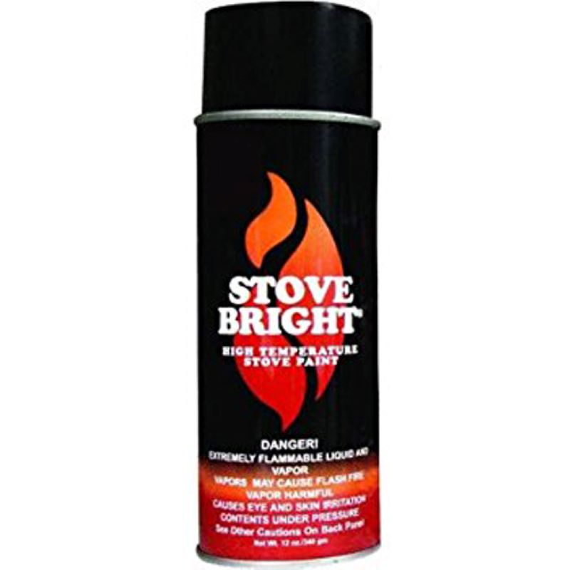 Stove Bright Spray Paint Metallic Black | Wood/Pellet Stove