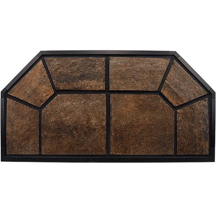 Pellet Stove Tile Hearth Pad 40x40" - Corner or Flat - 7 Color Options
