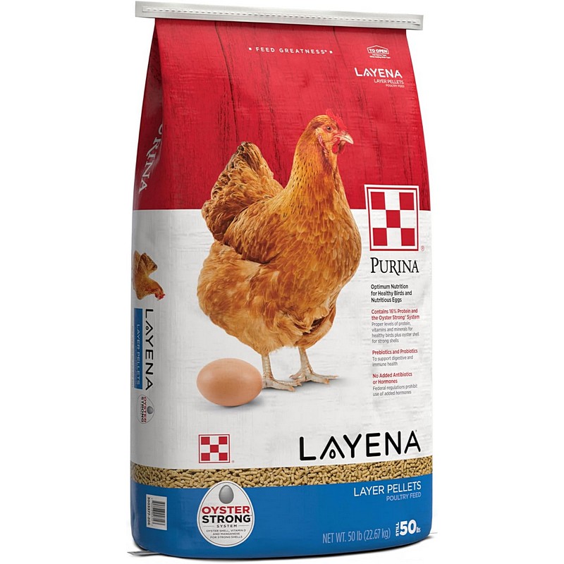 Purina Layena Poultry Feed Pellets 50 lb