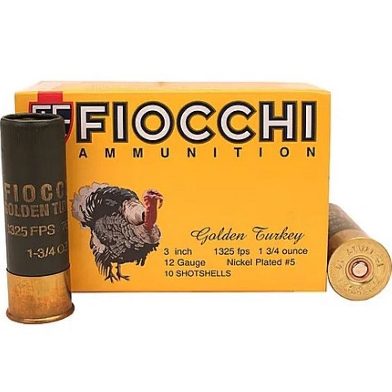 Fiocchi Golden Turkey 12 Gauge 3" 10 Ct