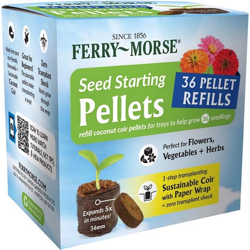 Ferry-Mores Compressed Coir Seed Starting Pellets 36 Ct