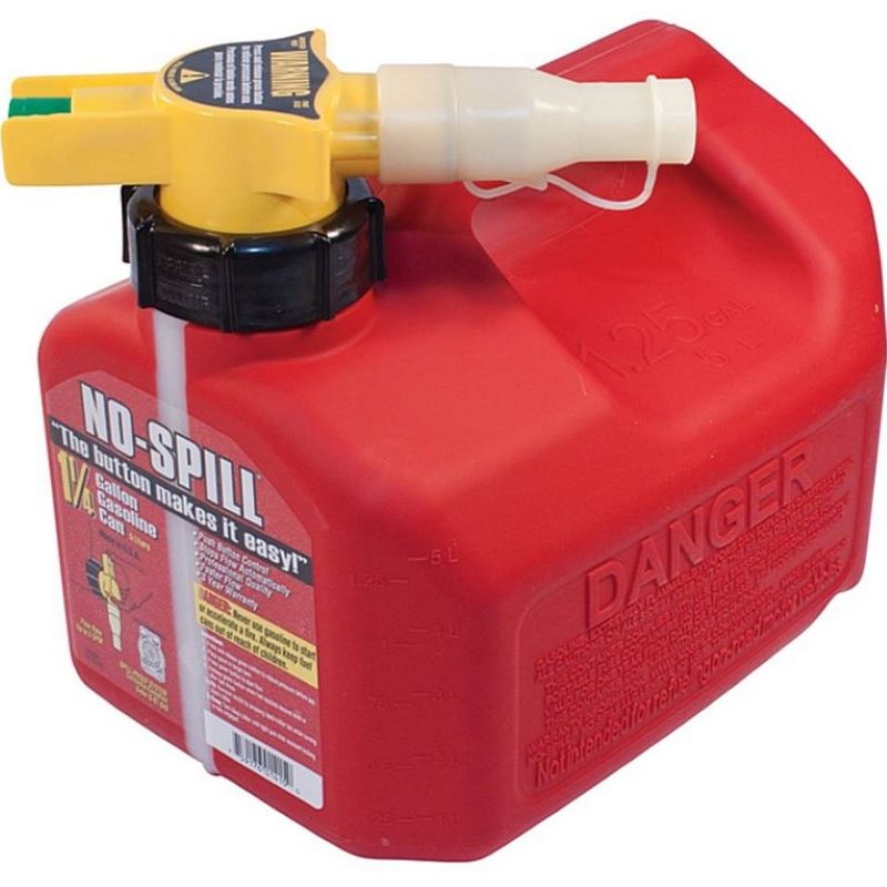 No-Spill Gas Can 1-1/4 gal