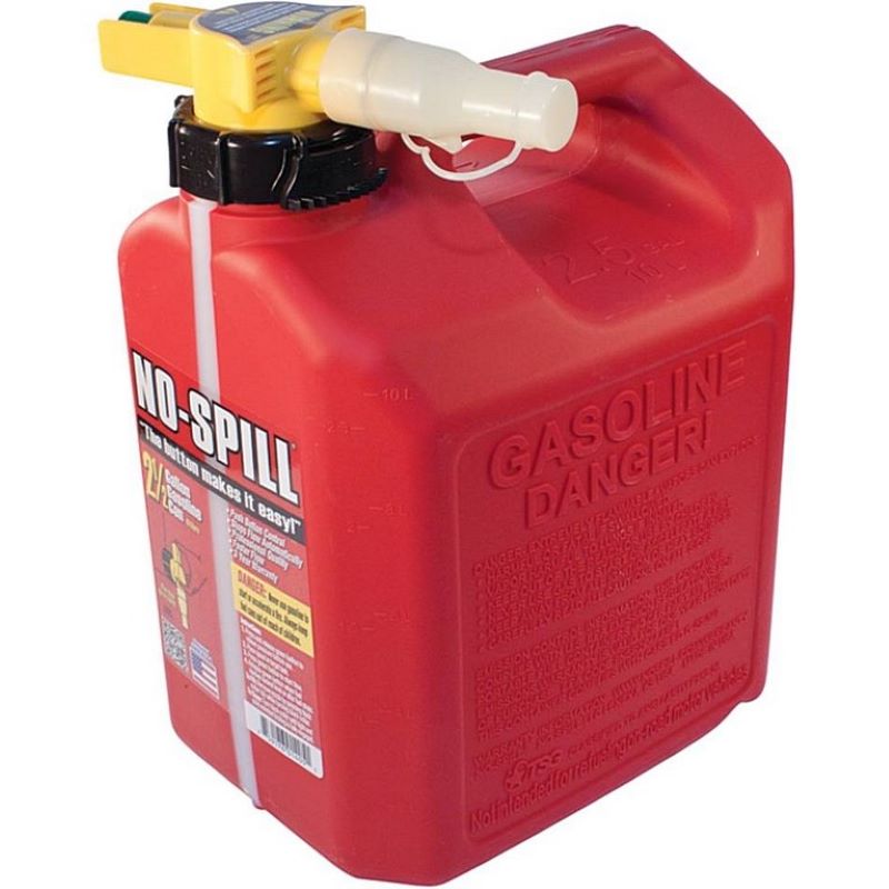 No-Spill Gas Can 2-1/2 gal