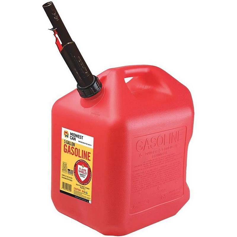 Midwest Can Red Gas Can 5 gal