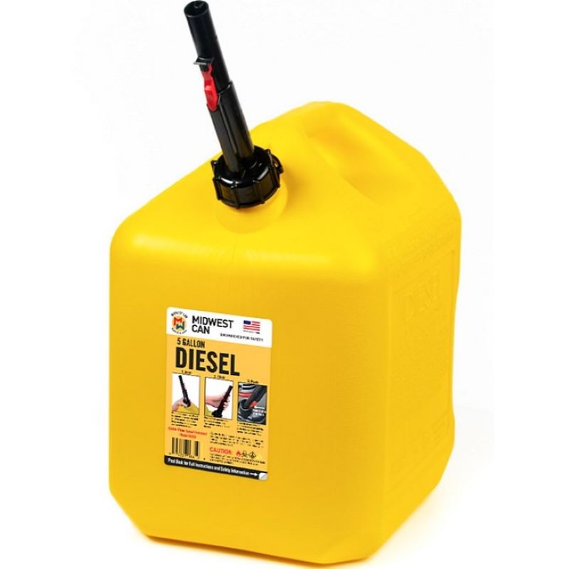 Midwest Can Yellow Diesel Can 5 gal