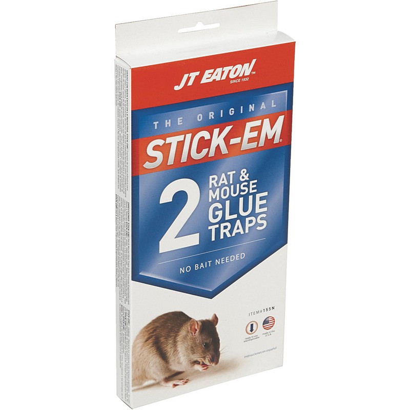 Stick-Em Rat and Mouse Glue Trap 2 Ct