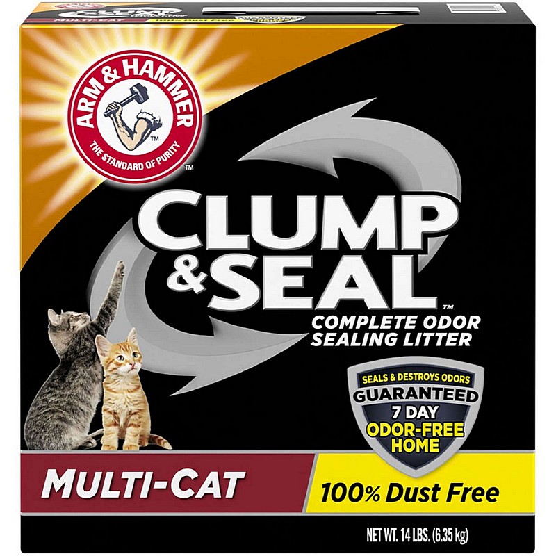 Arm & Hammer Clump & Seal Mulit-Cat Litter 14 lb