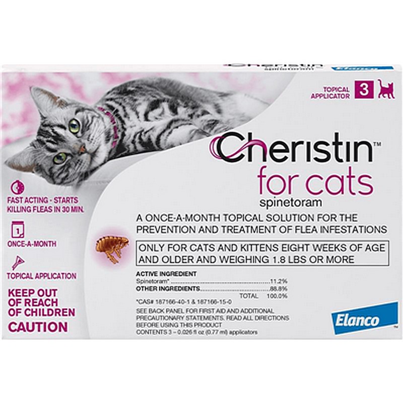 Cheristin Flea Treatment for Cats 3 ct