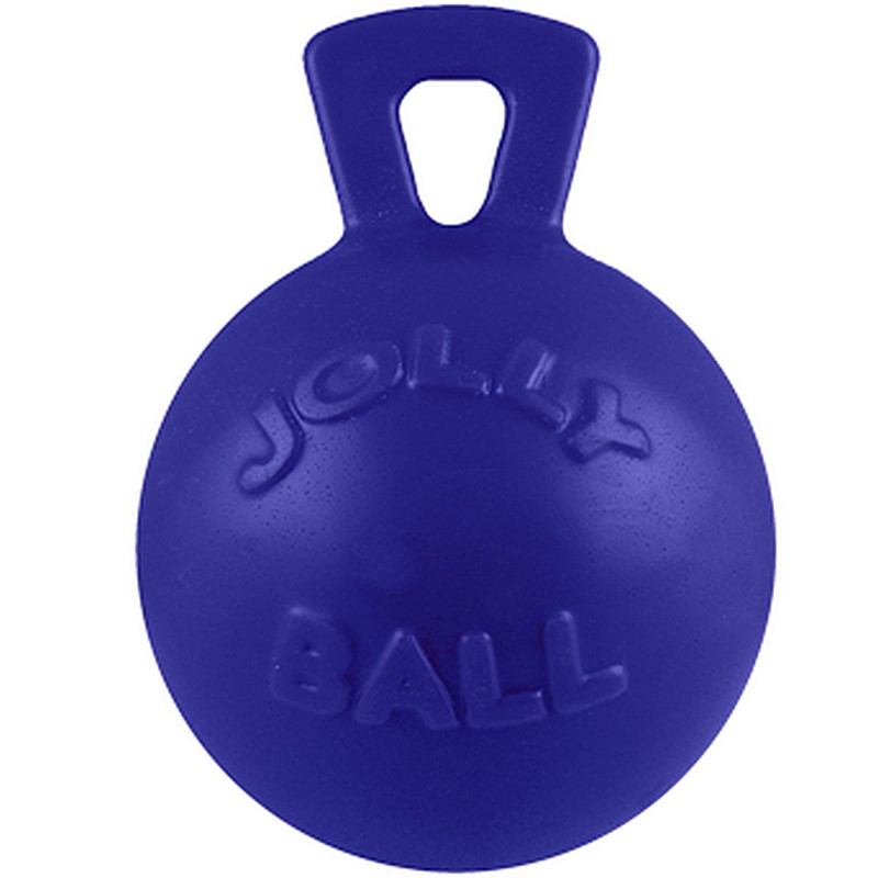 Jolly Pet Tug-N-Toss Blue Dog Toy 8 in