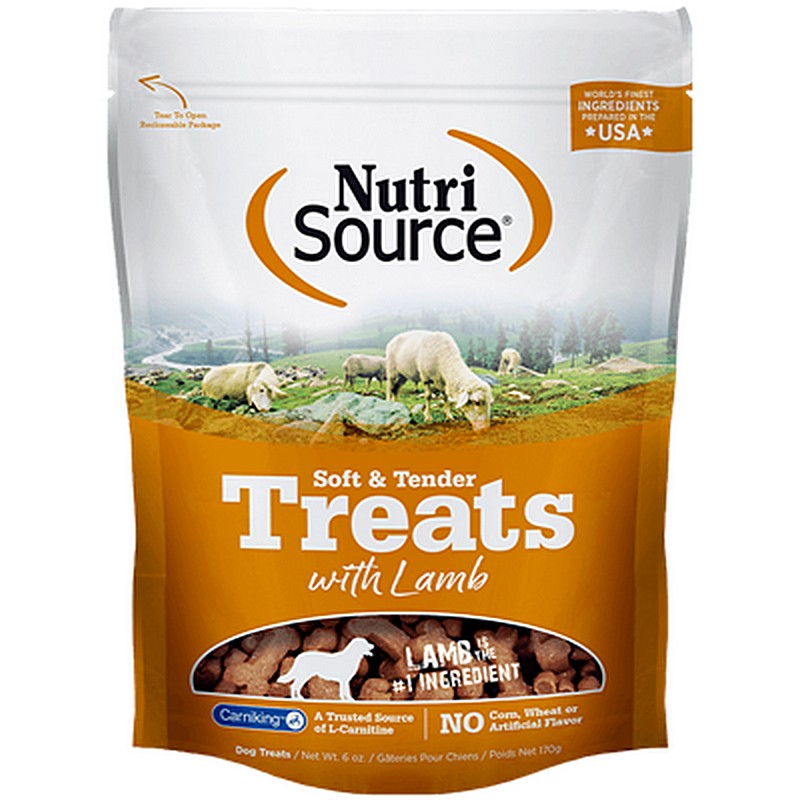 NutriSource Soft & Tender Lamb Dog Treats 6 oz