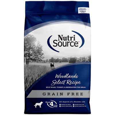 NutriSource Dog Food Grain Free Woodlands 5 lb