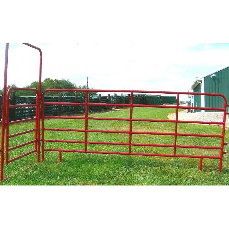 Davis Corral Panel 10 ft wide Red 18 gage