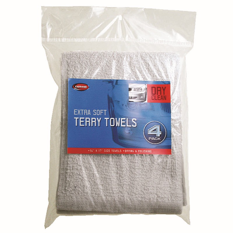 Extra Soft Cotton Terry Towels 4 ct