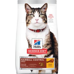 Hill's Science Diet Adult Hairball Control Cat Food Chicken 7 lb