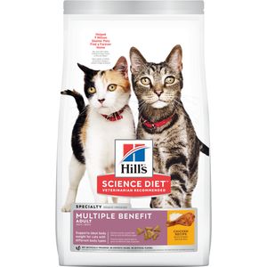 Hill's Science Diet Adult Multiple Benefit Cat Food Chicken 7 lb