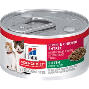 Hill's Science Diet Kitten Canned Food Liver/Chicken 2.9 oz