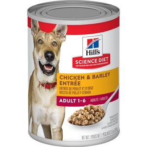 Hill's Science Diet Adult Canned Dog Food Chicken/Barley 13.1 oz