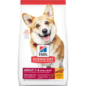 Hill's Science Diet Small Bites Dog Food Chicken/Barley 15 lb