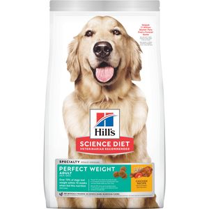 Hill's Science Diet Adult Perfect Weight Dog Food Chicken 15 lb