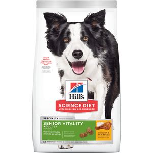 Hill's Science Diet Senior Vitality Dog Food Chicken/Rice 3.5 lb