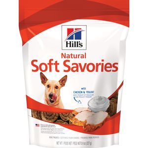 Hill's Natural Soft Savory Dog Treats Chicken/Yogurt 8 oz