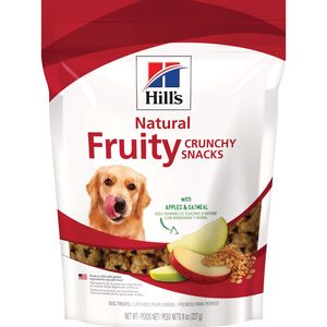 Hill's Natural Fruity Crunchy Dog Treats Apples/Oatmeal 8 oz