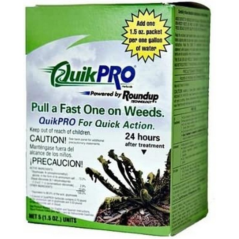 Roundup QuickPRO 5 Granule pkets 1.5 oz