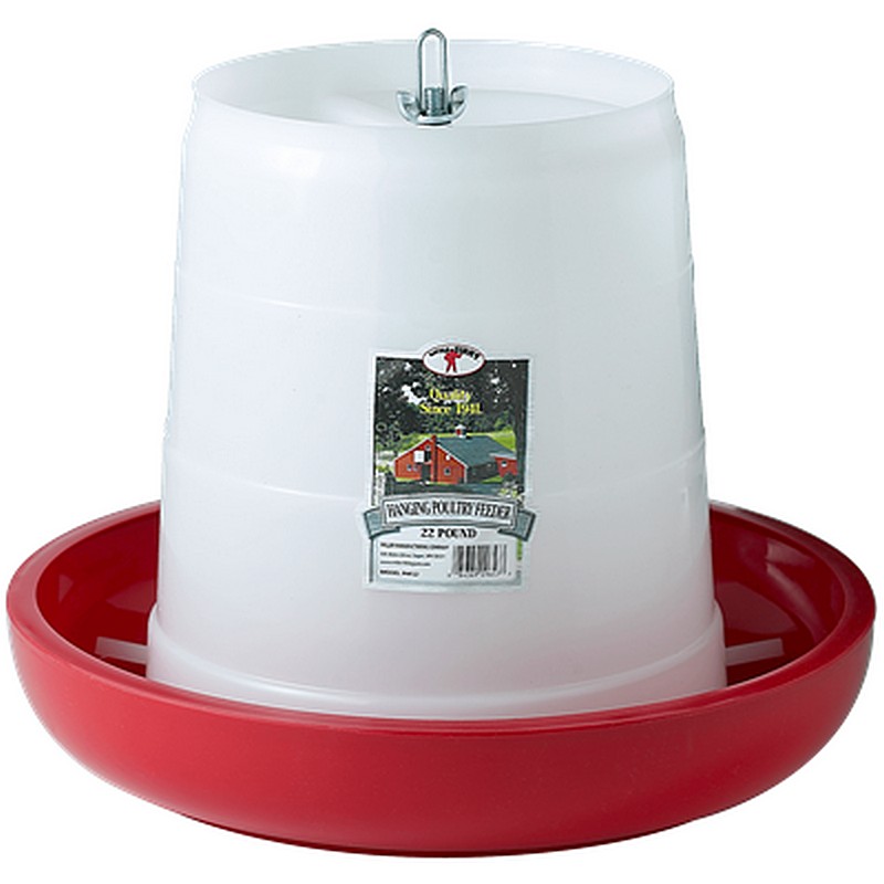 Plastic Hanging Poultry Feeder 22 lb