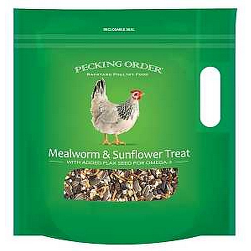 Pecking Order Mealworm/Sunflower Chicken Treat 3 lb