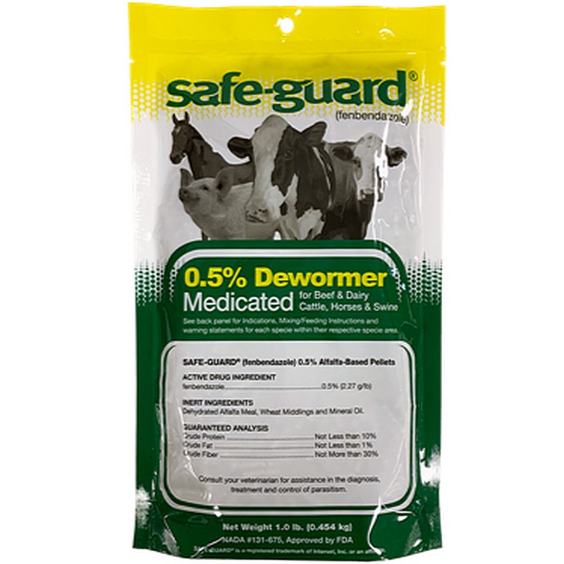 Safe-Guard Dewormer Pellets 0.5% 1 lb