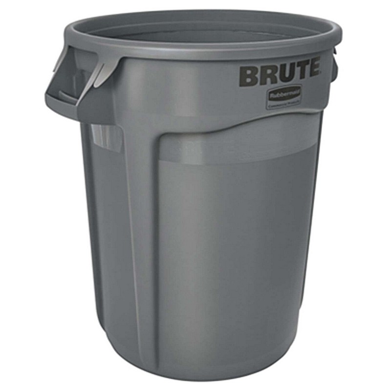 Rubbermaid Plastic Brute Trash Can 32 gal