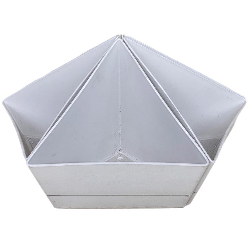 Kaleidescope Planter Ivory 8 in