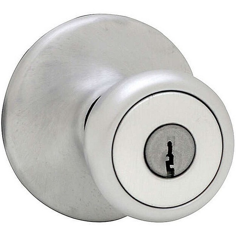 Kwikset Mobile Home Satin Chrome Entry Knob