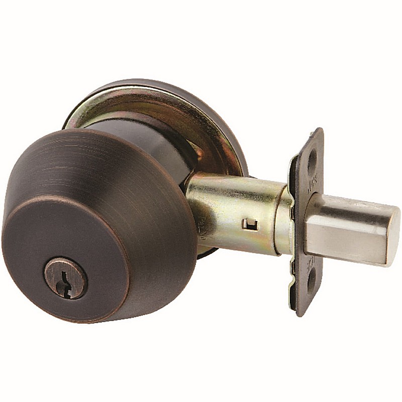 Ace Oil Rubbed Bronze Solid Single Cylinder Deadbolt