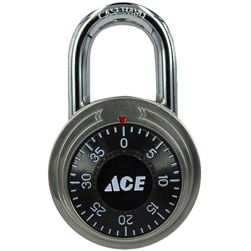 Ace Stainless Steel Combination Dial Padlock
