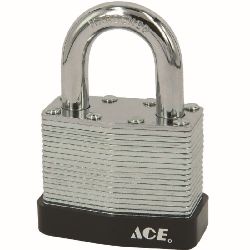 Ace 1 5/16"x1.5" Steel Double Locking Padlock 2 Ct