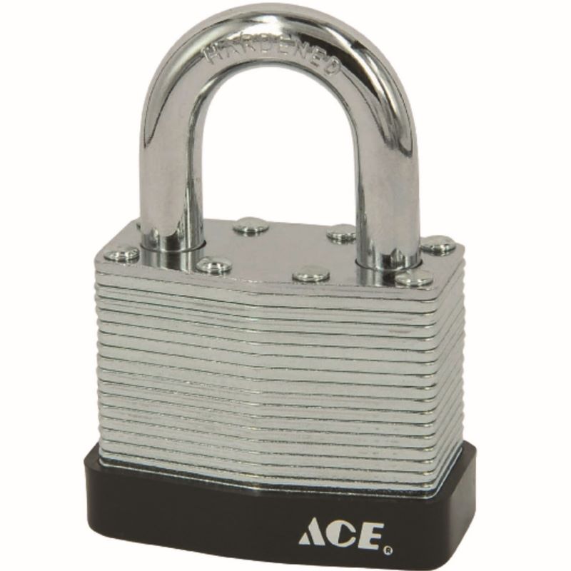 Ace 1 5/16"x1.5" Steel Double Locking Padlock 2 Ct