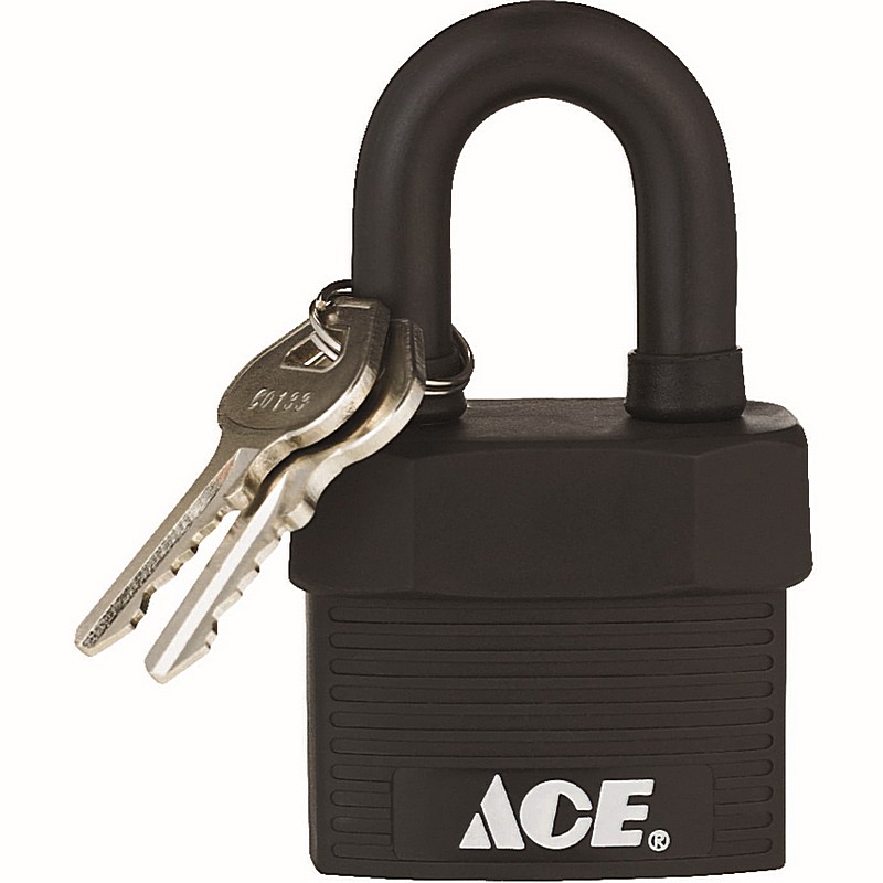 Ace 1 5/8"x1.75" Steel Double Locking Padlock