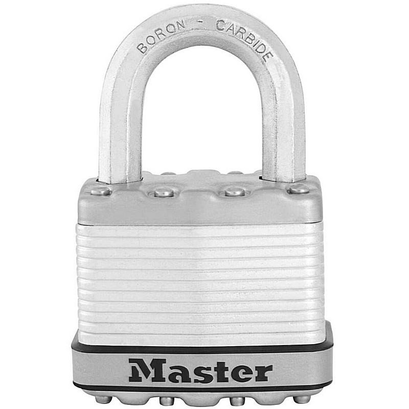 Master Lock 1 7/16 x 13/16" Steel Ball Bearing Locking Padlock