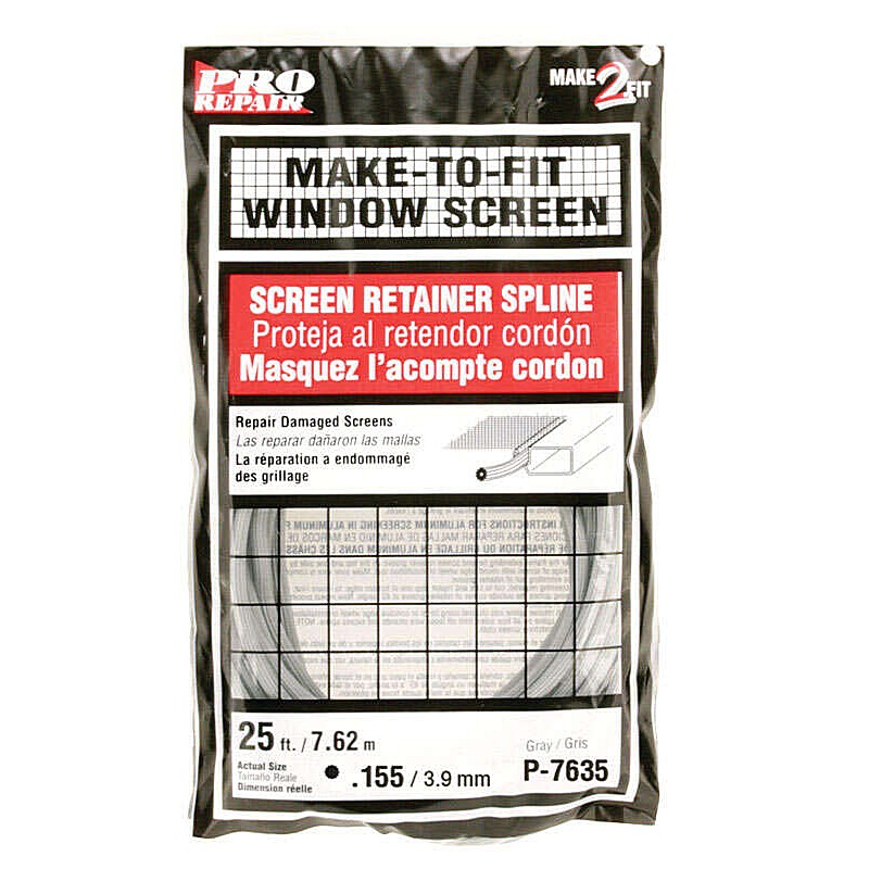 Screen Spline 0.16" x 25'