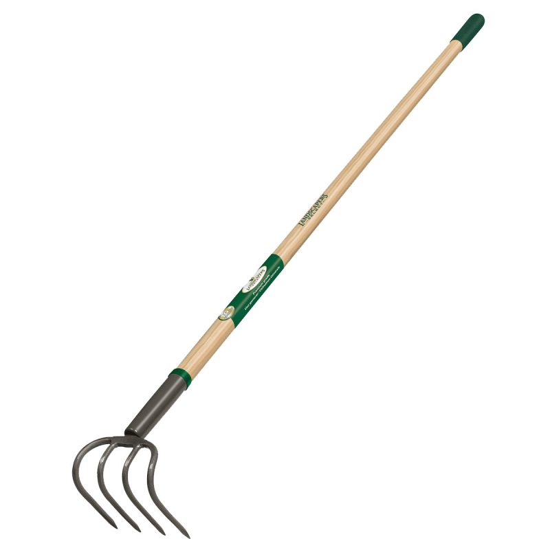 Landscapers Select 4 Tine Long Handle Garden Cultivator