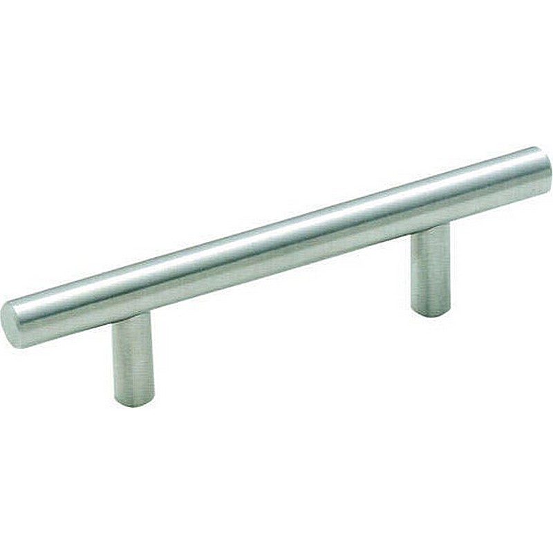 Bar Cabinet Pull Stainless Steel Silver 3 in