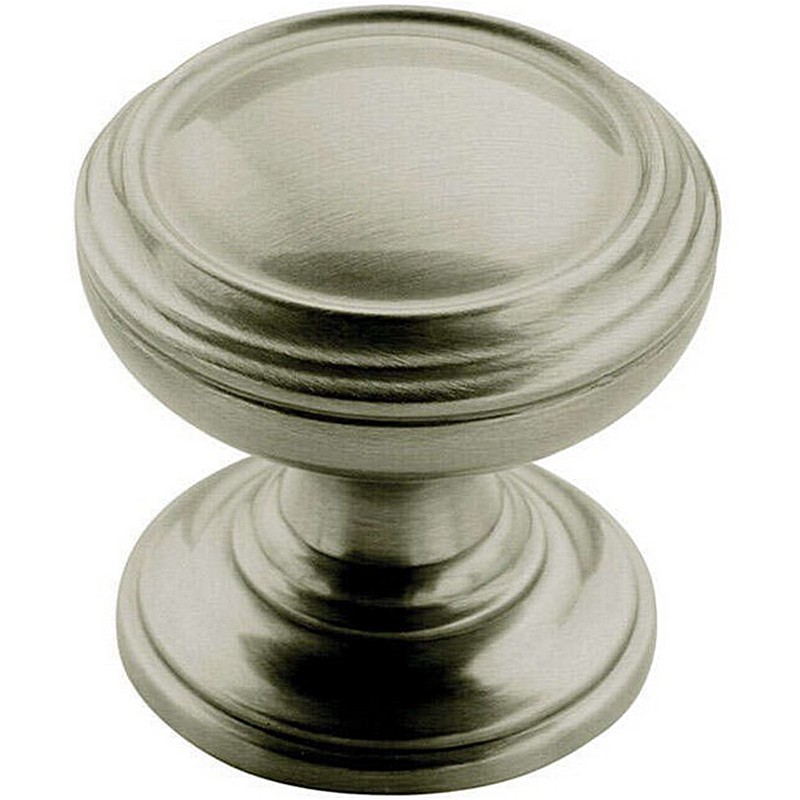 Revitalize Round Cabinet Knob Satin Nickel 1.25 x 1.25"