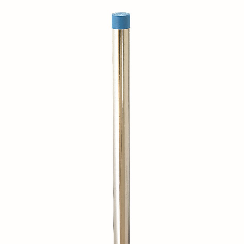 Polished Chrome Steel Closet Rod 8' x 1 3/8"